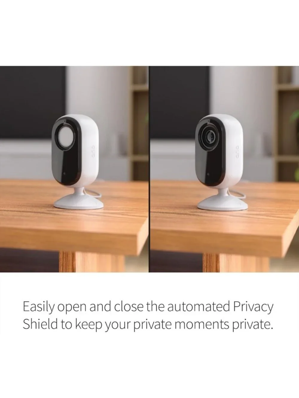 2K Indoor Security Camera - Wired, Person & Animal Detection, Privacy Shield